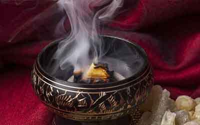 Dhoopan therapy setup