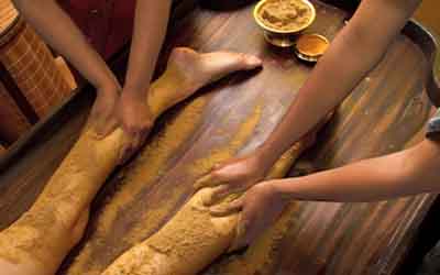 Udvartan massage therapy